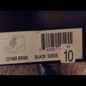 MIA Suede Wedge Bootie